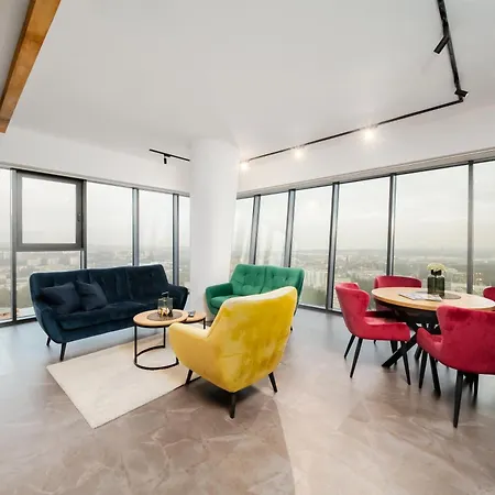 Hanza Tower No 2210 - 22nd Floor, Swimming Pool, Jacuzzi, Panorama View *