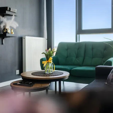 Hanza Tower No 2210 - 22nd Floor, Swimming Pool, Jacuzzi, Panorama View * Stettin