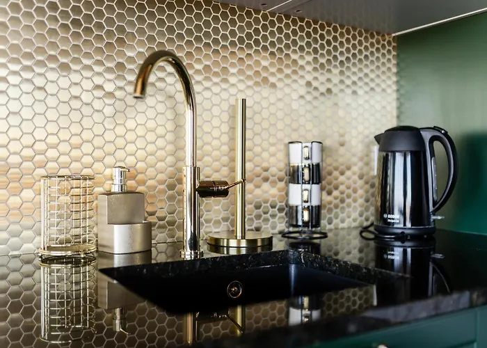 דירה Ans Hanza Tower - 22nd Floor With View, Swimming Pool, Sauna, Jacuzzi, Viewing Terrace